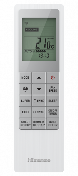 Сплит-система Hisense AS-13UW4RVETG01G(S)/AS-13UW4RVETG01W(S) Silver Crystal Super DC Inverter Wi-Fi