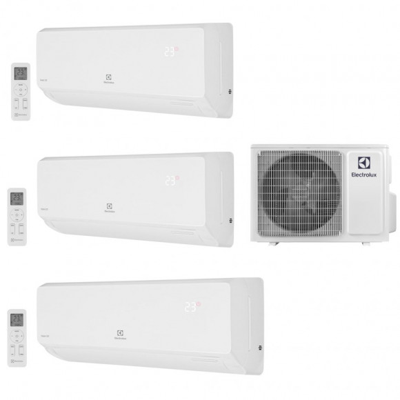 Мульти сплит-система на 3 комнаты 25+20+20 м2 Electrolux EACS/I-09+07+07 НMB/FMI-24-3/N8_ERP Мульти сплит-система на 3 комнаты 25+20+20 м2 Electrolux EACS/I-09+07+07 НMB/FMI-24-3/N8_ERP