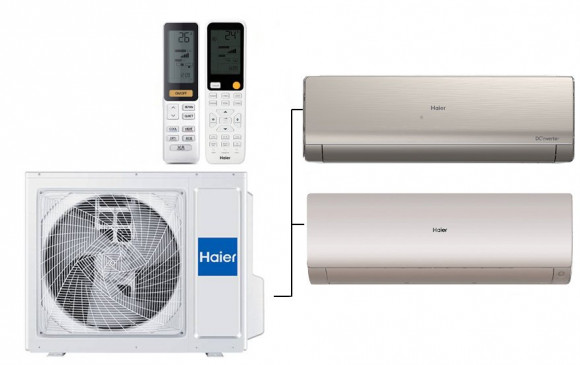 Мульти сплит-система на 2 комнаты 35+70 м2 Haier Lightera AS12NS6ERA-G+Flexis SM AS70S2SF3FA-G/3U70S2SR5FA c Wi-Fi модулем ESP32 Мульти сплит-система на 2 комнаты 35+70 м2 Haier Lightera AS12NS6ERA-G+Flexis SM AS70S2SF3FA-G/3U70S2SR5FA c Wi-Fi модулем ESP32