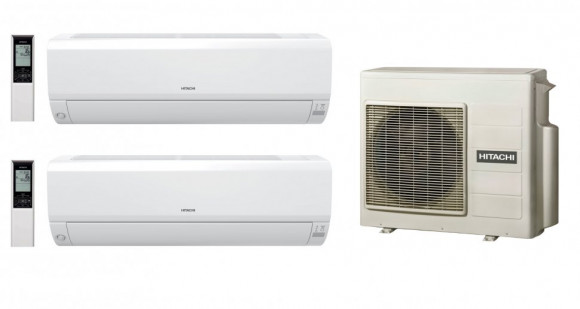 Мульти сплит-система на 2 комнаты 25+35 м2 Hitachi RAK-25RPE+RAK-35RPE/RAM-53NP2E Multizone Premium Мульти сплит-система на 2 комнаты 25+35 м2 Hitachi RAK-25RPE+RAK-35RPE/RAM-53NP2E Multizone Premium