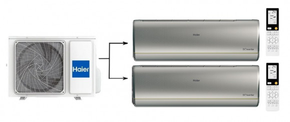 Мульти сплит-система на 2 комнаты 25+35 м2 Haier AS25S2SJ2FA-S+AS35S2SJ2FA-S/2U40S2SM1FA Jade Super Match Мульти сплит-система на 2 комнаты 25+35 м2 Haier AS25S2SJ2FA-S+AS35S2SJ2FA-S/2U40S2SM1FA Jade Super Match