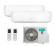 Мульти сплит-система на 2 комнаты 25+25 м2 Hisense AMW2-14U4RGC/2*AMS-09UW4RVETG00 Premium Design Super DC Inverter Мульти сплит-система на 2 комнаты 25+25 м2 Hisense AMW2-14U4RGC/2*AMS-09UW4RVETG00 Premium Design Super DC Inverter