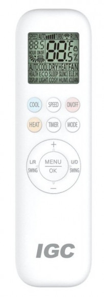 Сплит-система IGC RAS-V12NQR/RAC-V12NQR Freddo S DC Inverter Сплит-система IGC RAS-V12NQR/RAC-V12NQR Freddo S DC Inverter