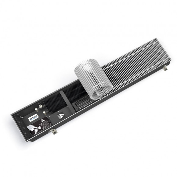 Внутрипольный конвектор Varmann Qtherm Q 230.110.800 RR U RAL9005 Внутрипольный конвектор Varmann Qtherm Q 230.110.800 RR U RAL9005