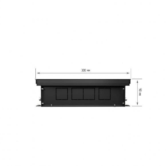 Внутрипольный конвектор Royal Thermo Atrium 90/300/2700-DG-U-BL Внутрипольный конвектор Royal Thermo Atrium 90/300/2700-DG-U-BL