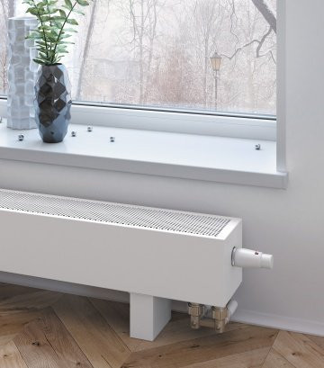 Напольный конвектор Varmann MiniKon MKFV 135.130.1800 RAL9016 Напольный конвектор Varmann MiniKon MKFV 135.130.1800 RAL9016